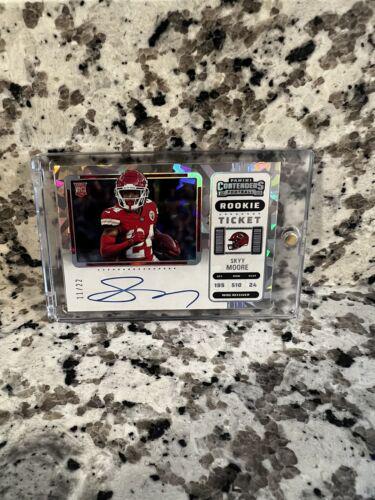 Skyy Moore [SP Variation Autograph Cracked Ice Ticket] #134V