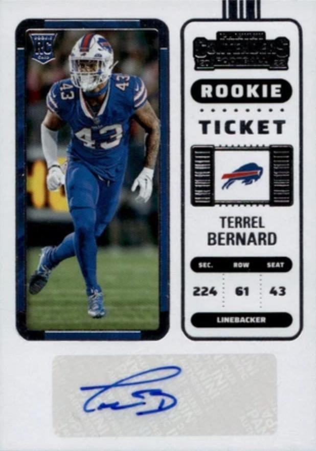 Terrel Bernard [Autograph Ticket] #192