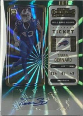 Terrel Bernard [Autograph Wild Card Ticket] #192