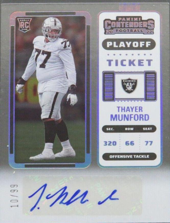 Thayer Munford [Autograph Playoff Ticket] #298