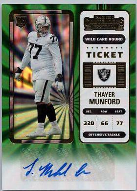 Thayer Munford [Autograph Wild Card Ticket] #298