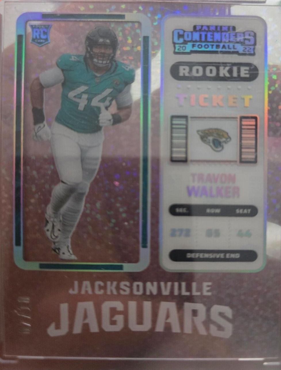 Travon Walker [Autograph Clear Sparkle Ticket] #135