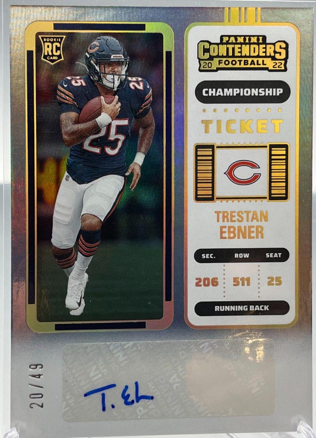 Trestan Ebner [Autograph Championship Ticket] #246