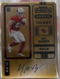 Trey McBride [Autograph Gold Ticket] #136