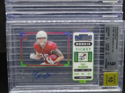 Trey McBride [SP Variation Autograph Clear Ticket] #136V