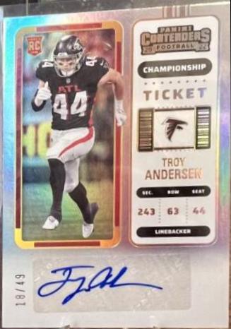 Troy Andersen [Autograph Championship Ticket] #175