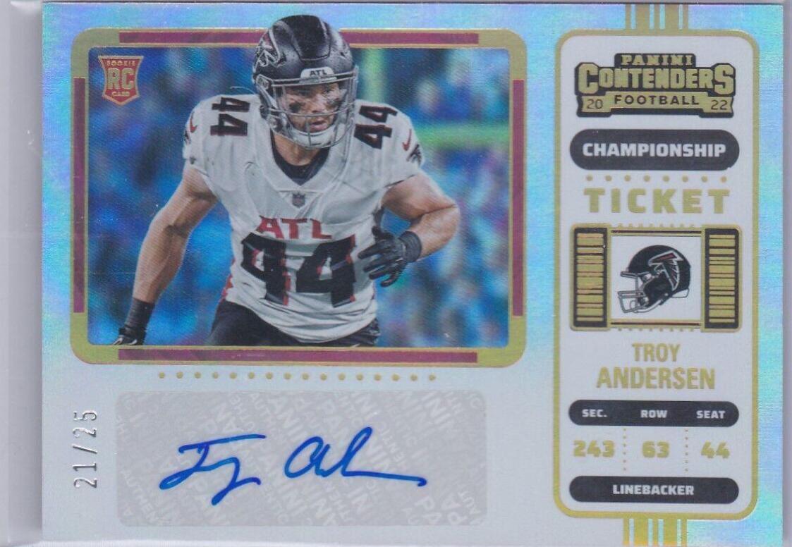 Troy Andersen [SP Variation Autograph Championship Ticket] #175V