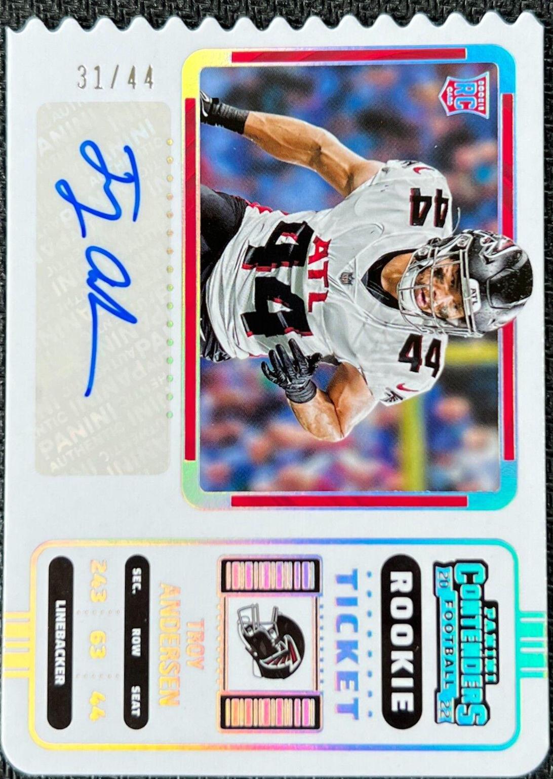 Troy Andersen [SP Variation Autograph Stub Ticket] #175V