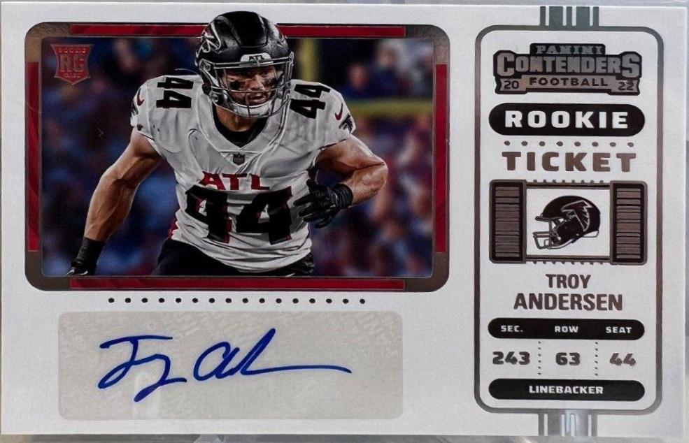 Troy Andersen [SP Variation Autograph Ticket] #175V