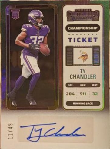 Ty Chandler [Autograph Championship Ticket] #230