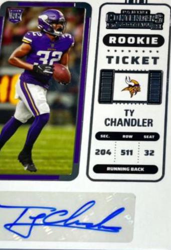 Ty Chandler [Autograph Wild Card Ticket] #230