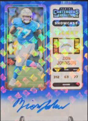 Zion Johnson [Autograph Showcase Ticket] #150