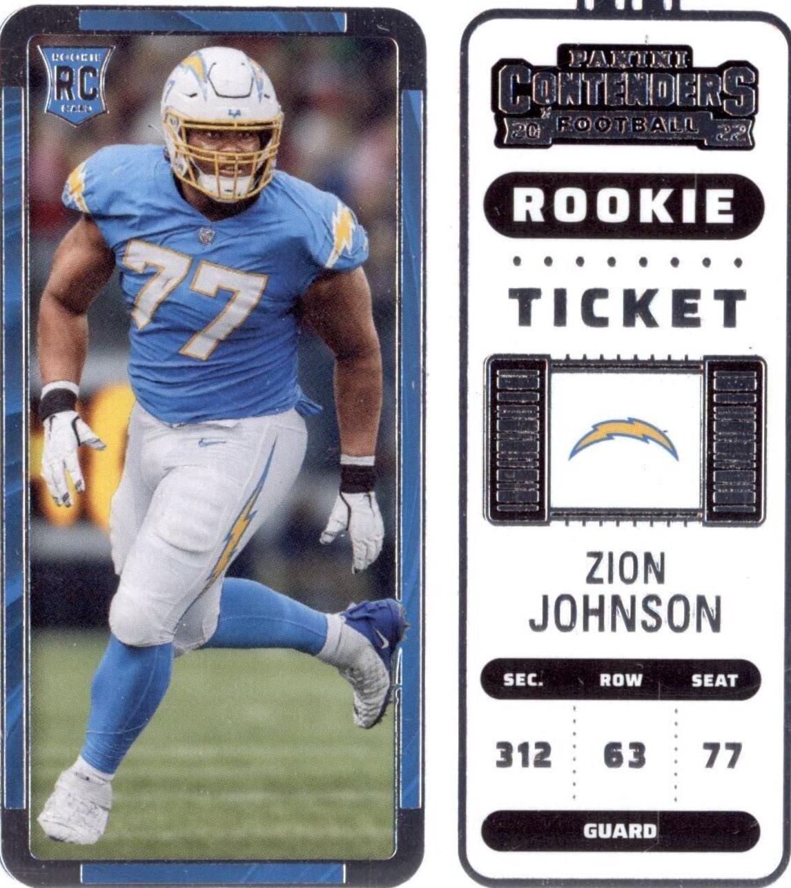 Zion Johnson [Autograph Ticket] #150