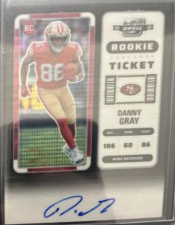 Danny Gray [Rookie Ticket Autograph Black Pulsar] #112