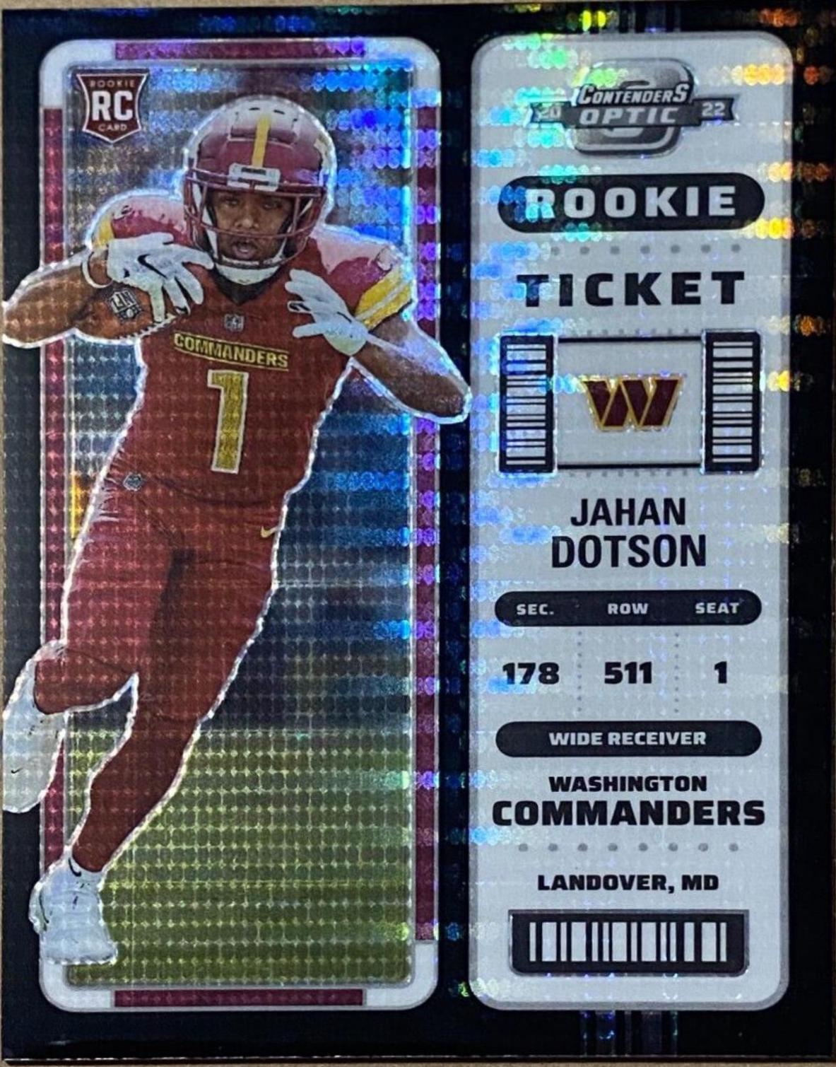 Jahan Dotson [Black Pulsar] #77