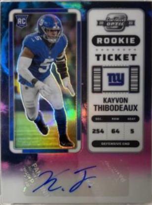Kayvon Thibodeaux [Rookie Ticket Autograph Nebula] #177