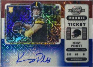 Kenny Pickett [SP Variation Rookie Ticket Autograph RWB] #127