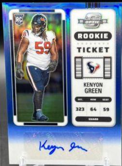 Kenyon Green [Rookie Ticket Autograph Blue] #179