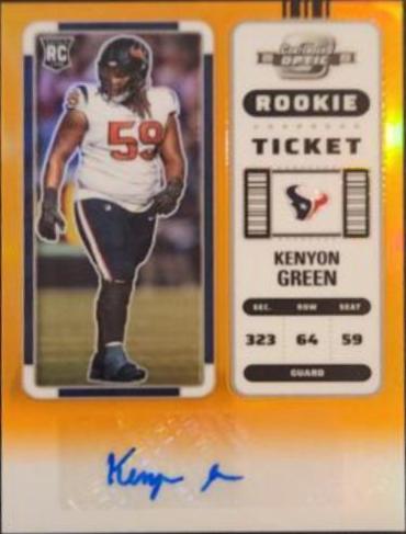 Kenyon Green [Rookie Ticket Autograph Orange] #179
