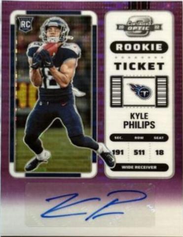 Kyle Philips [Rookie Ticket Autograph Purple Pulsar] #182