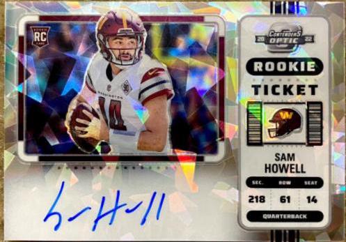 Sam Howell [Rookie Ticket Autograph Cracked Ice] #133