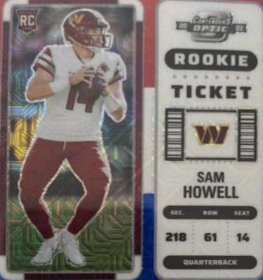Sam Howell [Rookie Ticket Autograph RWB] #133
