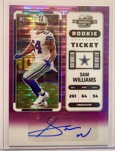 Sam Williams [Rookie Ticket Autograph Purple Pulsar] #195