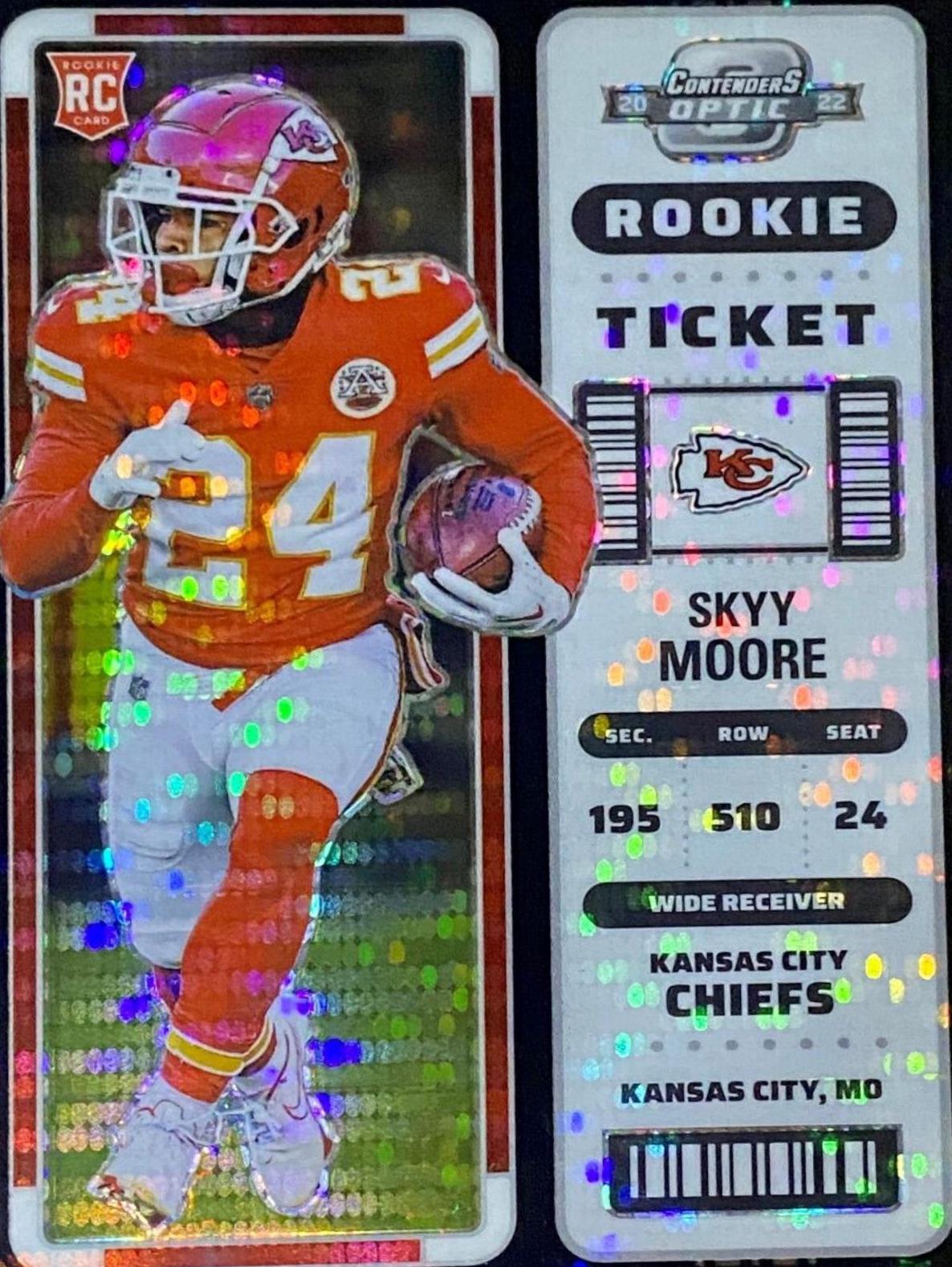Skyy Moore [Rookie Ticket Autograph Black Pulsar] #134