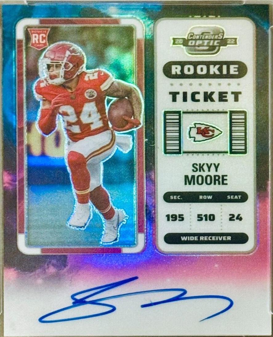 Skyy Moore [Rookie Ticket Autograph Nebula] #134