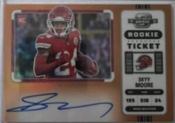 Skyy Moore [SP Variation Rookie Ticket Autograph Orange] #134