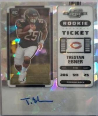 Trestan Ebner [Rookie Ticket Autograph Cracked Ice] #200