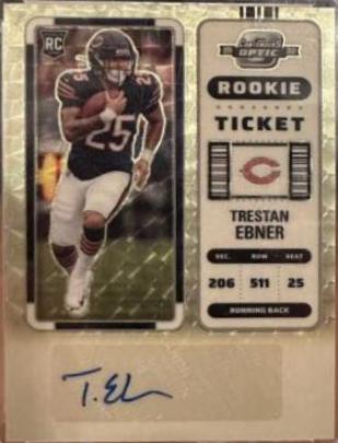 Trestan Ebner [Rookie Ticket Autograph Gold] #200