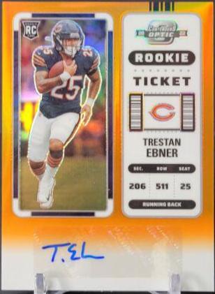 Trestan Ebner [Rookie Ticket Autograph Orange] #200