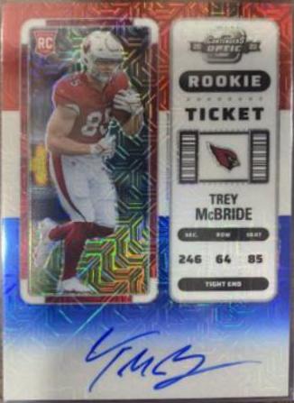 Trey McBride [Rookie Ticket Autograph RWB] #136