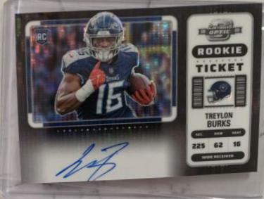 Treylon Burks [SP Variation Rookie Ticket Autograph Black Pulsar] #137