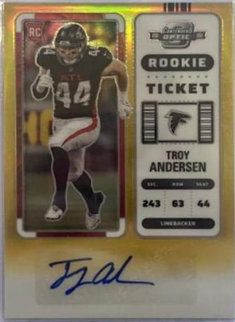 Troy Andersen [Rookie Ticket Autograph Gold] #202
