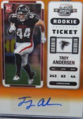 Troy Andersen [Rookie Ticket Autograph Orange] #202