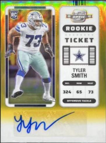 Tyler Smith [Rookie Ticket Autograph Gold] #205