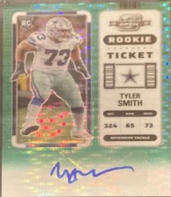 Tyler Smith [Rookie Ticket Autograph Green Pulsar] #205