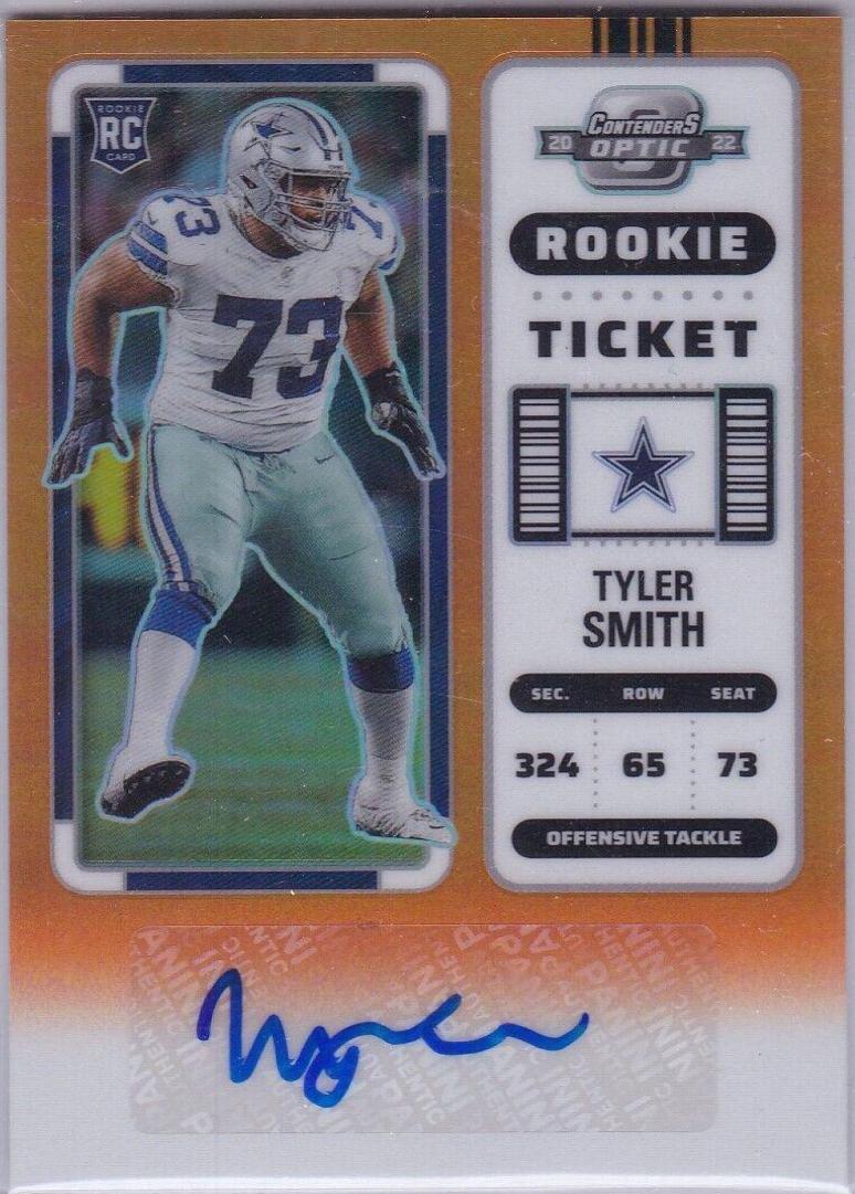 Tyler Smith [Rookie Ticket Autograph Orange] #205