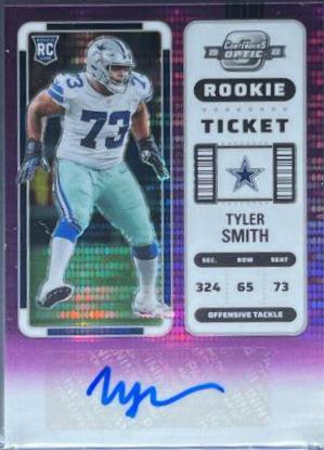 Tyler Smith [Rookie Ticket Autograph Purple Pulsar] #205