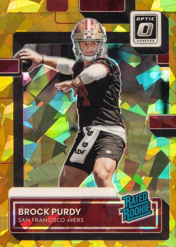 Brock Purdy [Optic Preview Gold Ice] #P-374
