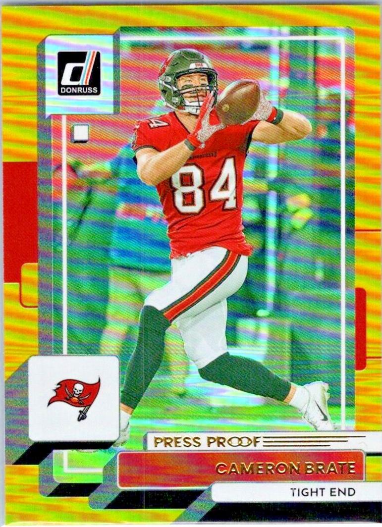 Cameron Brate [Press Proof Gold] #254