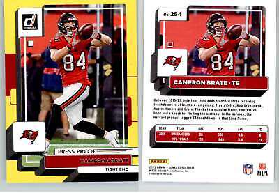 Cameron Brate [Press Proof Yellow] #254