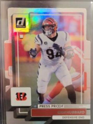Sam Hubbard [Press Proof Silver Die Cut] #201