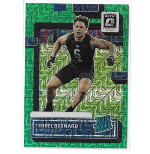 Terrel Bernard [Optic Preview Green Mojo] #P-397