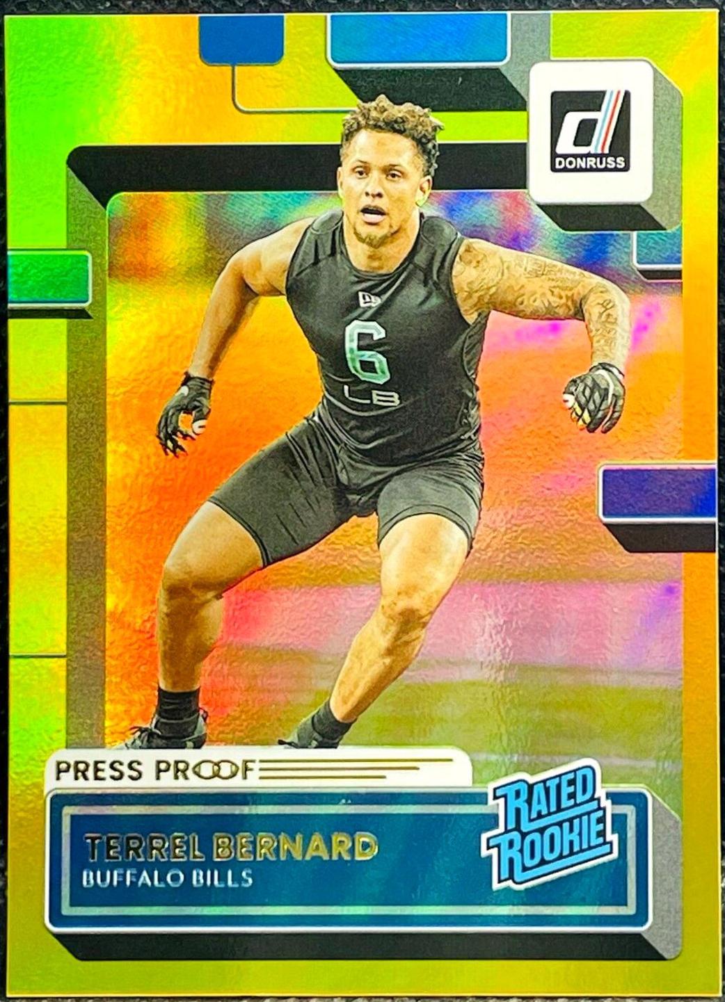 Terrel Bernard [Press Proof Gold] #397