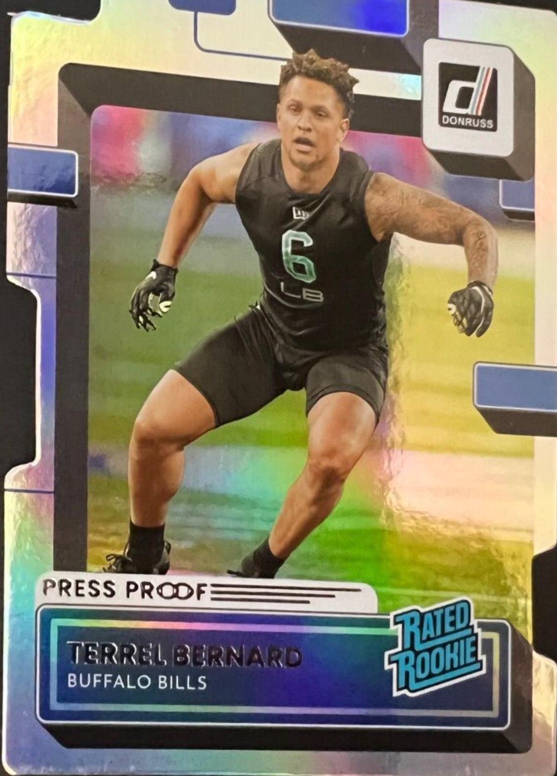 Terrel Bernard [Press Proof Silver Die Cut] #397