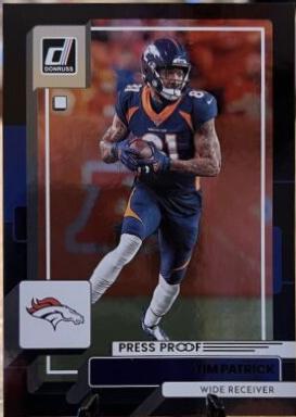 Tim Patrick [Press Proof Black] #264