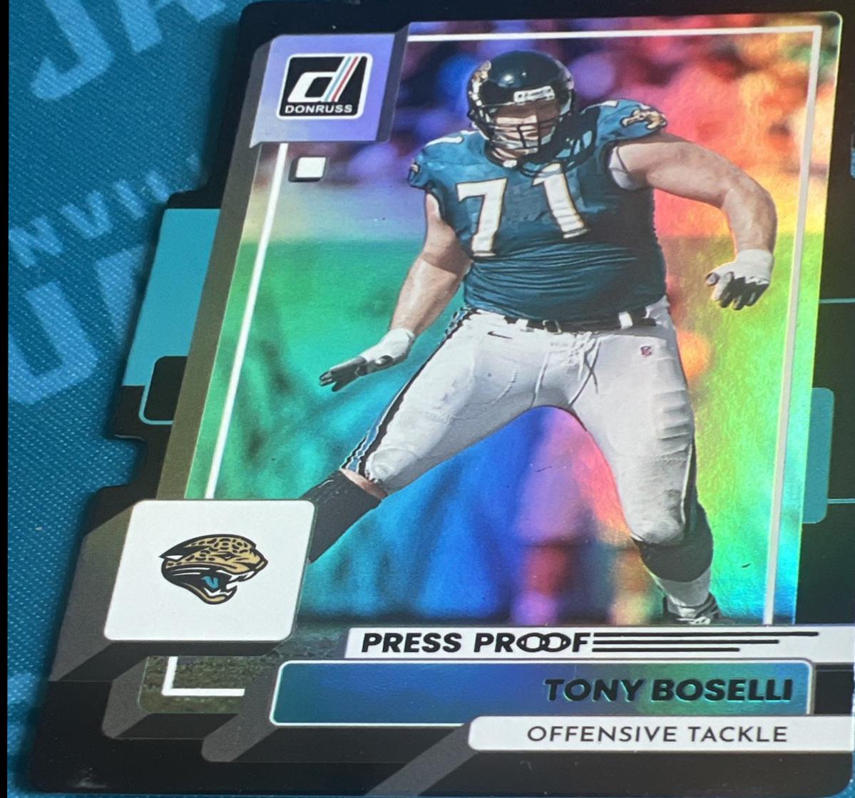 Tony Boselli [Press Proof Silver Die Cut] #65